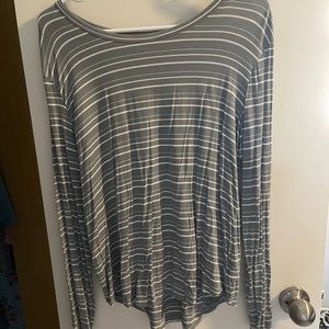 American Eagle Striped Long Sleeve